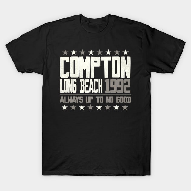 Compton Long Beach 1992 T-Shirt by darklordpug